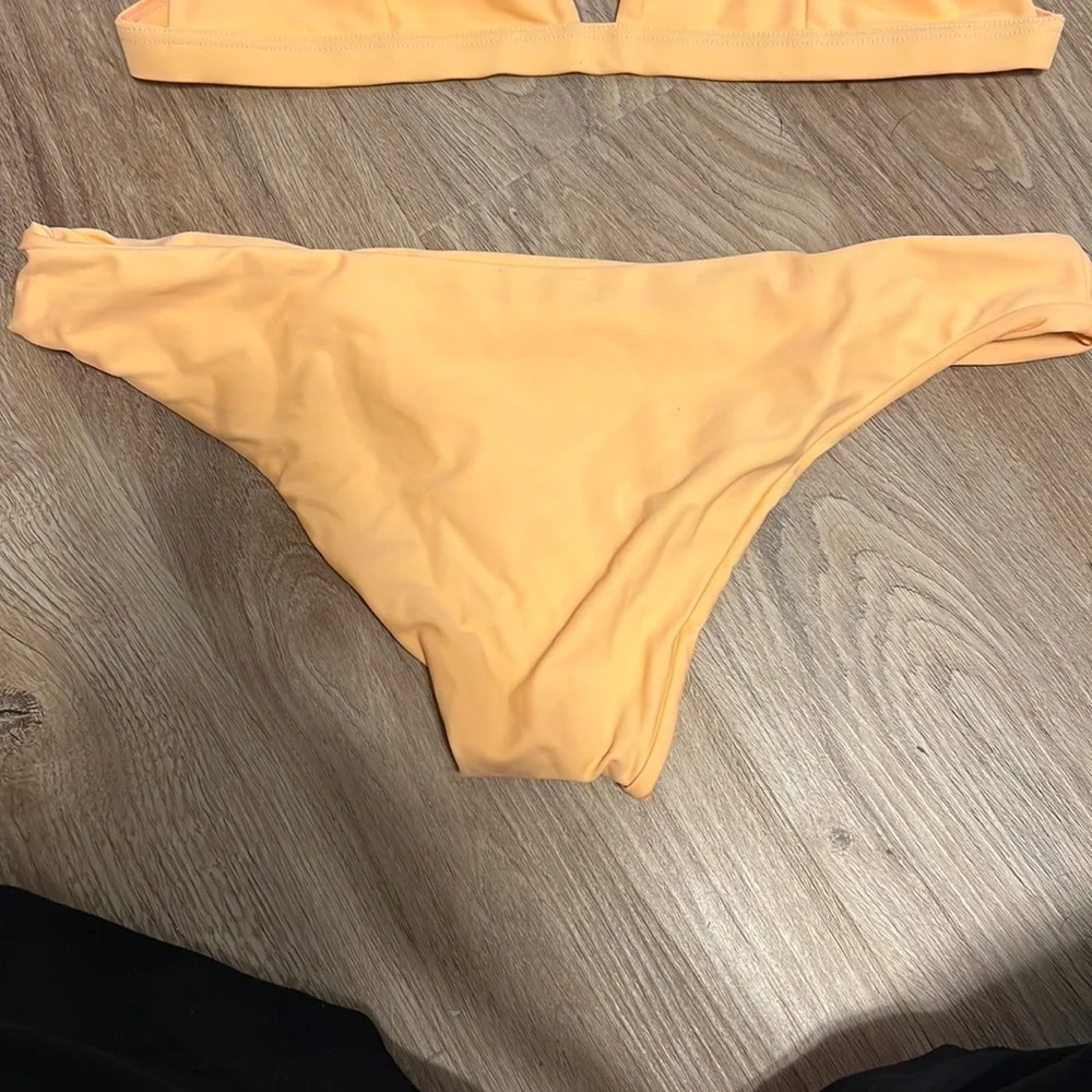 Monday Swimwear Bikini Set in Blush Peach